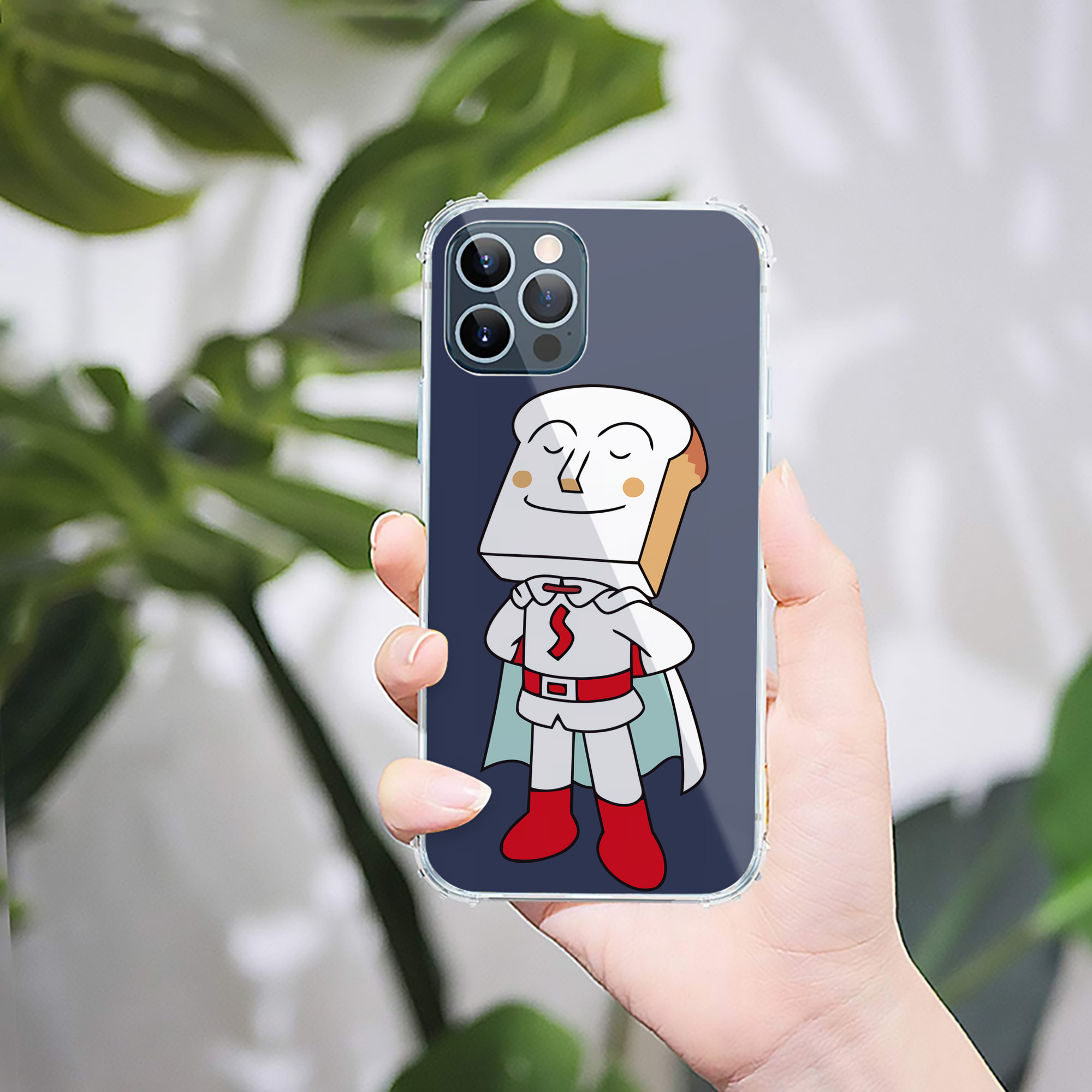 （画像用） アンパンマン Anpanman 【iPhone 12シリーズ対応】透明スマホケース（クリアソフトケース）